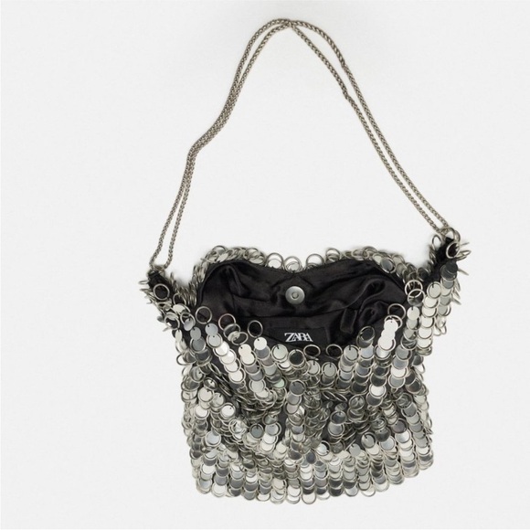 Zara limited edition beaded shoulder bag - Picture 5 of 7